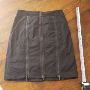 BCBGMaxAzria Lingerie Fabric Skirt with 4 Gussets